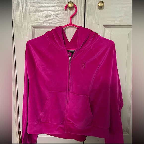 Victoria’s Secret Velour Zip Up - Picture 1 of 1
